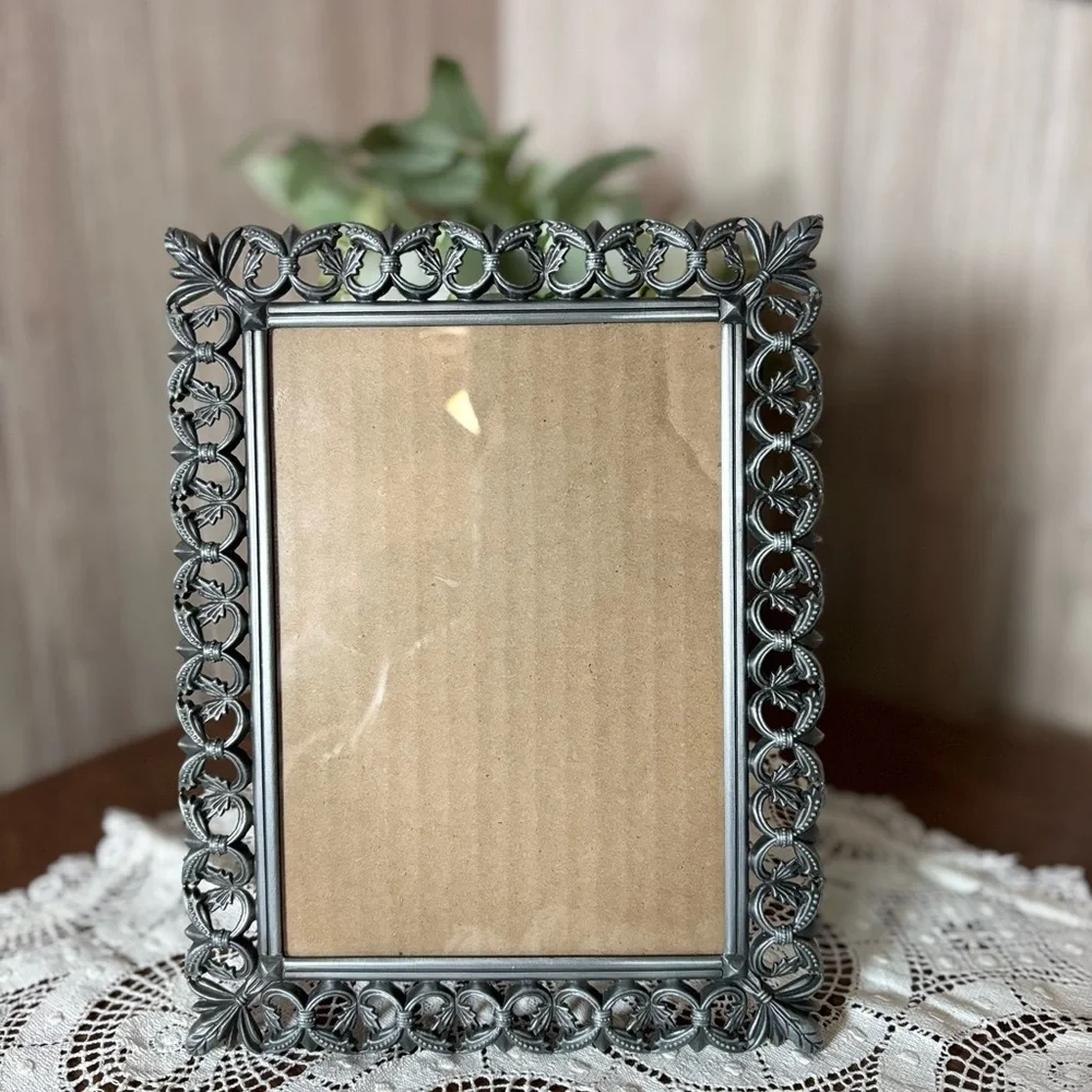 Malden Ornate Black Silver Scroll Photo Frame 5 X 7